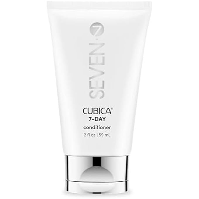 HAIRCARE CUBICA 7-DAY CONDITIONER FOR WOMEN + MEN, DETANGLE AND MOISTURIZE HAIR, SULFATE + PARABEN FREE, CRUELTY FREE WITH HONEY, SHEA BUTTER & PRO VITAMIN B5, MADE IN USA, 2 OZ